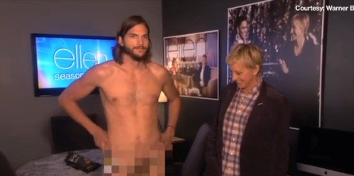 VIDEO: mira el desnudo de Ashton Kutcher en televisión