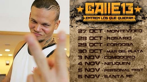 Calle 13 anuncia conciertos en Argentina y Uruguay