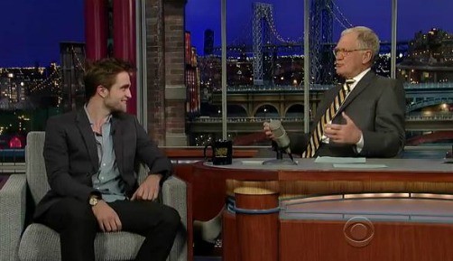Robert Pattinson se confesó en 'The Late Show' (video)