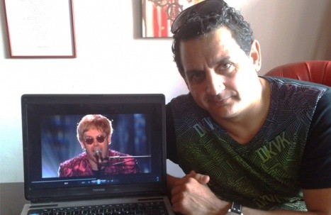 Sergio Galliani espera con ansias a Elton John