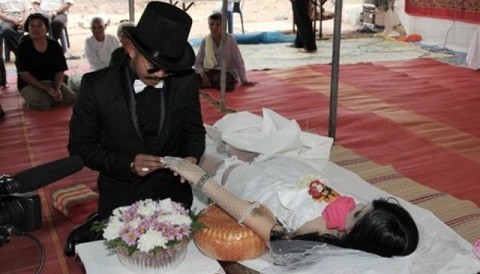 Tailandia: Hombre se casa con cadáver de su novia