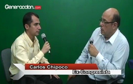 Ex congresista Carlos Chipoco habló con Generaccion.com