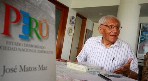 José Matos Mar: 'El Perú debe seguir un socialismo andino'