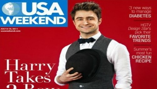 Daniel Radcliffe portada de USA Weekend