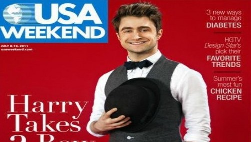 Daniel Radcliffe portada de USA Weekend Daniel Radcliffe portada de USA Weekend