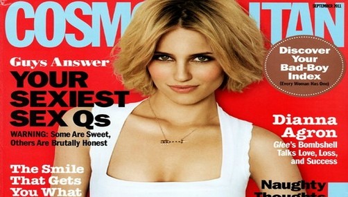 Dianna Agron portada de Cosmopolitan