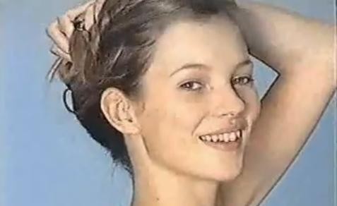 Kate Moss en su primera audición como modelo (video)