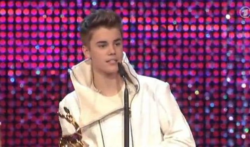 Justin Bieber se alzó con un premio 'Bambi' en Alemania