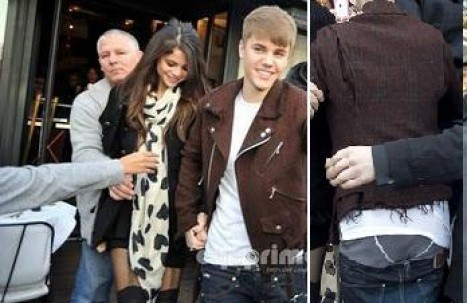 Justin Bieber se quedó en calzoncillos por culpa de fans