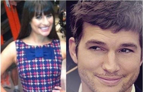 Ashton Kutcher rechazó invitación de Lea Michele