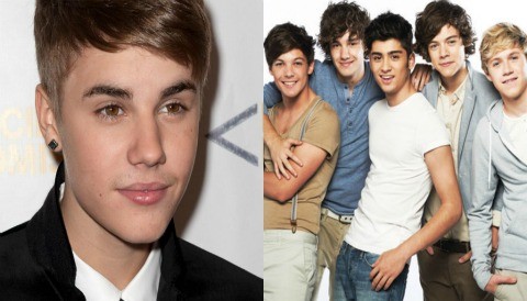 Justin Bieber y One Direction en una probable colaboración