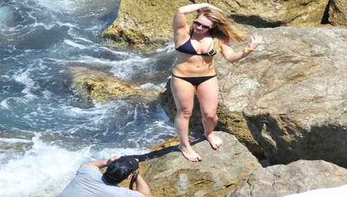 Hilary Duff de vacaciones en Italia