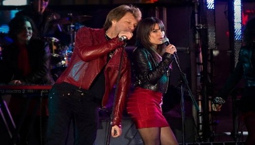 Lea Michele a dúo con Bon Jovi
