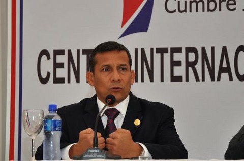Ollanta Humala hace observaciones en la 'Ley Mordaza'