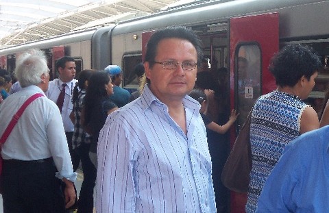 Ex Congresista Wilder Ruiz Silva recorrió las instalaciones del Tren Eléctrico