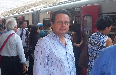 Ex Congresista Wilder Ruiz Silva recorrió las instalaciones del Tren Eléctrico