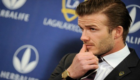 David Beckham ya habla con acento americano