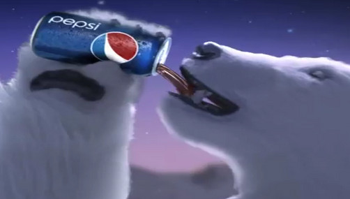 Pepsi se 'roba' los osos polares de Coca Cola