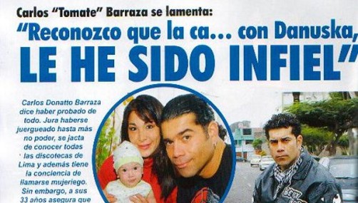 Carlos Barraza: 'Me incomoda que se metan con Danuska'