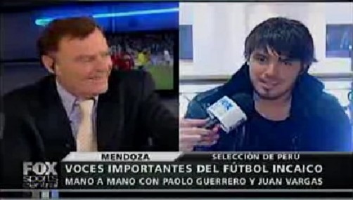 Periodista de Fox Sports le hizo una broma a Guerrero y Vargas