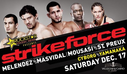 Salió el póster del Strikeforce: Melendez vs Masvidal