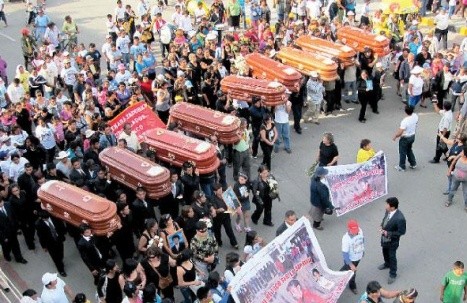 Estado peruano pidió perdón a familiares de victimas del Santa
