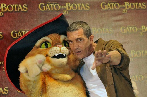 Antonio Banderas refleja su personalidad en 'El gato con botas'