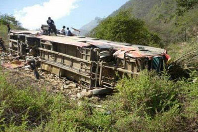 Ayacucho: Accidente de carretera deja un muerto y más de 40 heridos