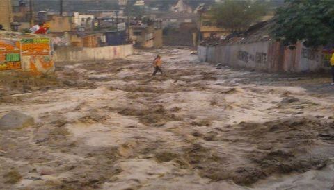 Huaicos por lluvias torrenciales en Chosica