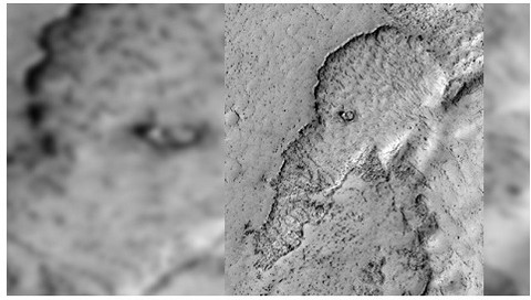 Dibujo de un 'elefante' aparece en Marte