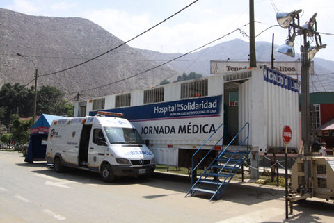 Se instaló Hospital Móvil de la Solidaridad en Chosica