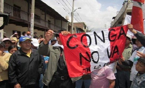 Frente de Defensa Ambiental retoma manifestaciones contra proyecto minero Conga