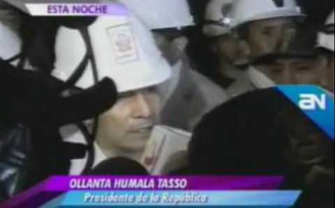 Ollanta Humala responsabilizó a la minería informal por mineros atrapados