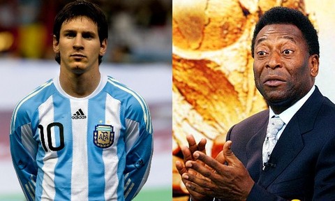 Pelé afirma que Neymar está por encima de Lionel Messi