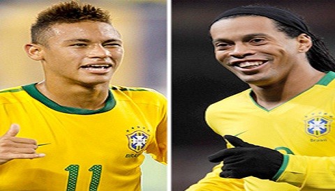 Neymar y Ronaldinho fueron convocados en Brasil para amistoso con Bosnia