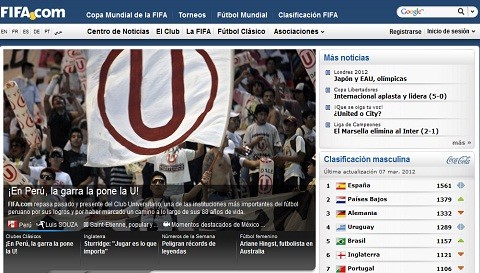 FIFA: 'La garra la pone la 'U' en el Perú'