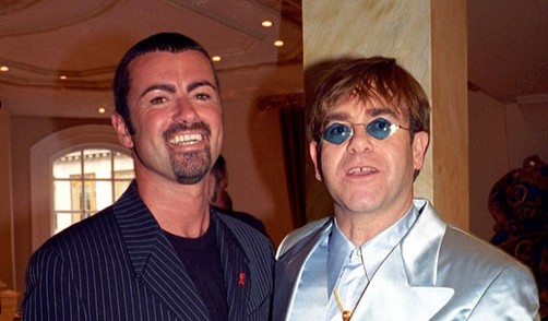 George Michael y Elton John luchan contra la homofobia