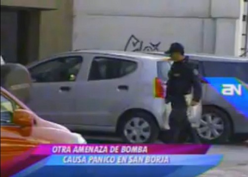 Otra nueva falsa alerta de bomba se reportó en San Borja