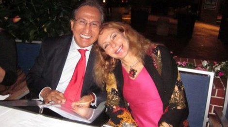 Eliane Karp publicó imagen en Facebook junto a Alejandro Toledo