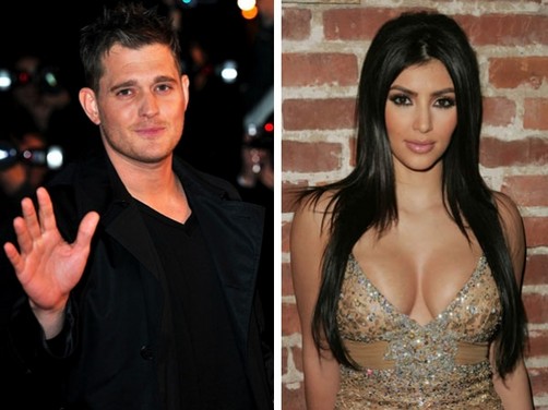 Michael Bublé llamó 'zorra' a Kim Kardashian