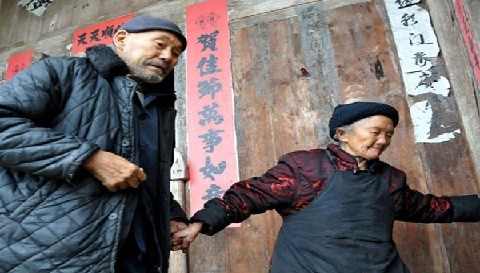 China: Pareja cumple 90 años de casados