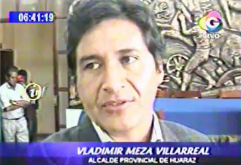 Alcalde de Huaraz: 'Los que me denuncian quieren picarme algo y como no les doy ni un sol siguen jod'