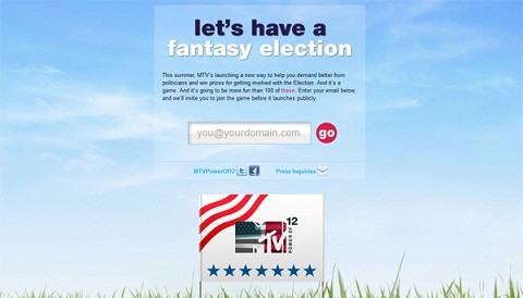 MTV crea juego online 'Fantasy Election'