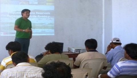 Comuneros apoyan la conservación de la zona de Humedales de Sechura