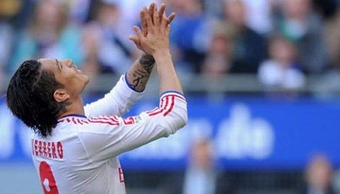 Guerrero anota 3 goles en partido amistoso del Hamburgo