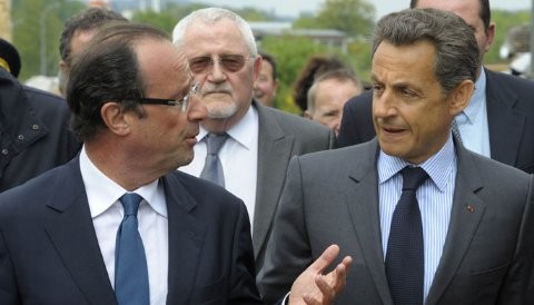 Los rivales presidenciales de Francia intercambiaron insultos en el debate