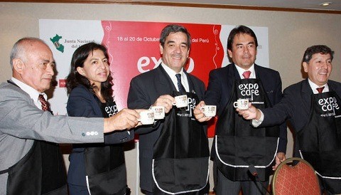 Ministro de agricultura encabezó lanzamiento de 'Expo café 2012'