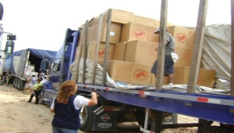 INDECI moviliza 13 toneladas de ayuda humanitaria para atención de emergencias en Loreto
