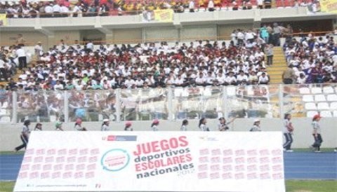 Los Juegos Deportivos Escolares Nacionales se iniciarán el 18 de mayo en Trujillo