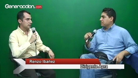 Renzo Ibáñez: 'Es imposible estar en desacuerdo con la renovación total del partido aprista'